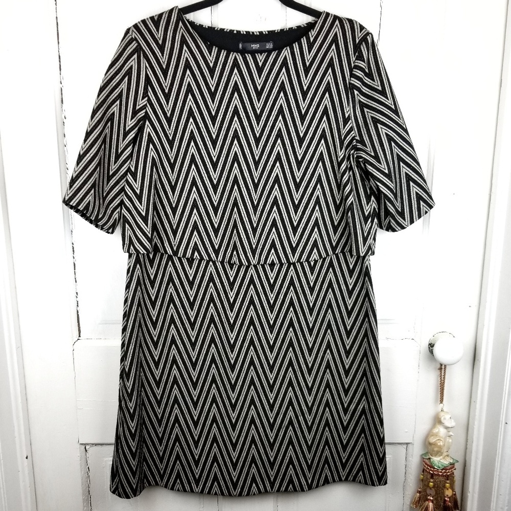 Mango Metallic Thread Dress - Picture 3 of 8